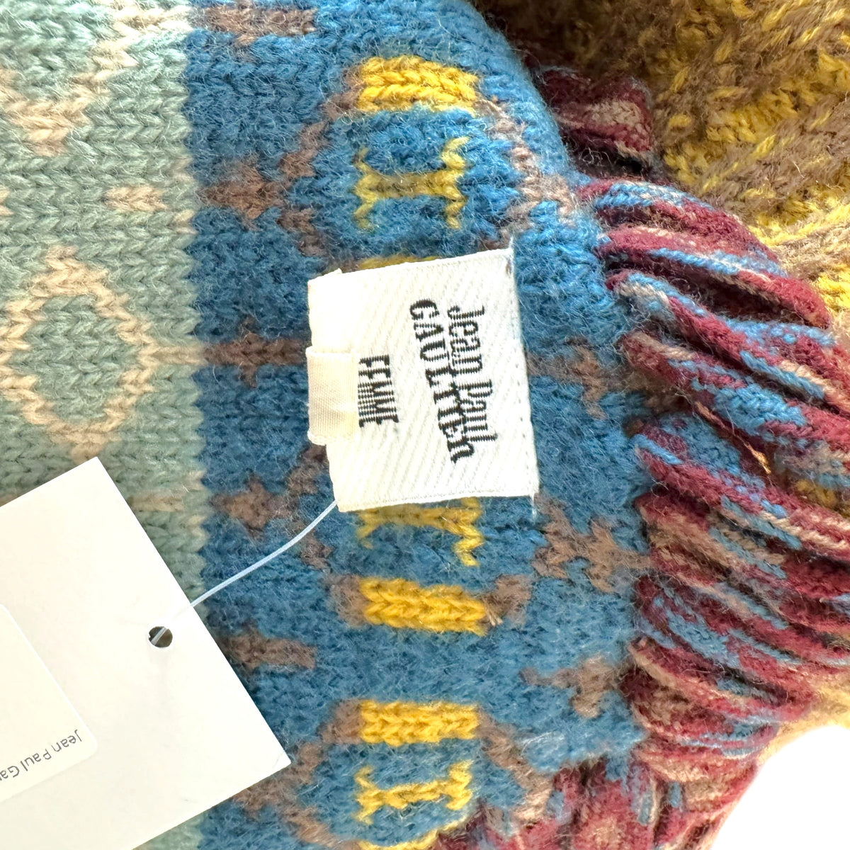 Jean Paul Gaultier Multicolor Knit Zip-Up Sweater Set