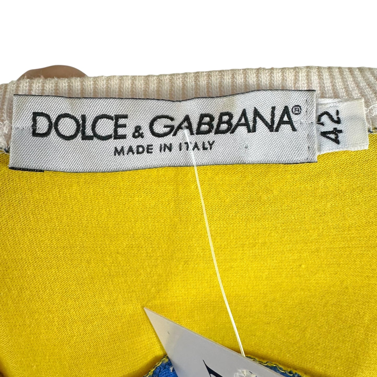 Dolce & Gabbana Primary Color 'Star' Sequin Jersey Tank
