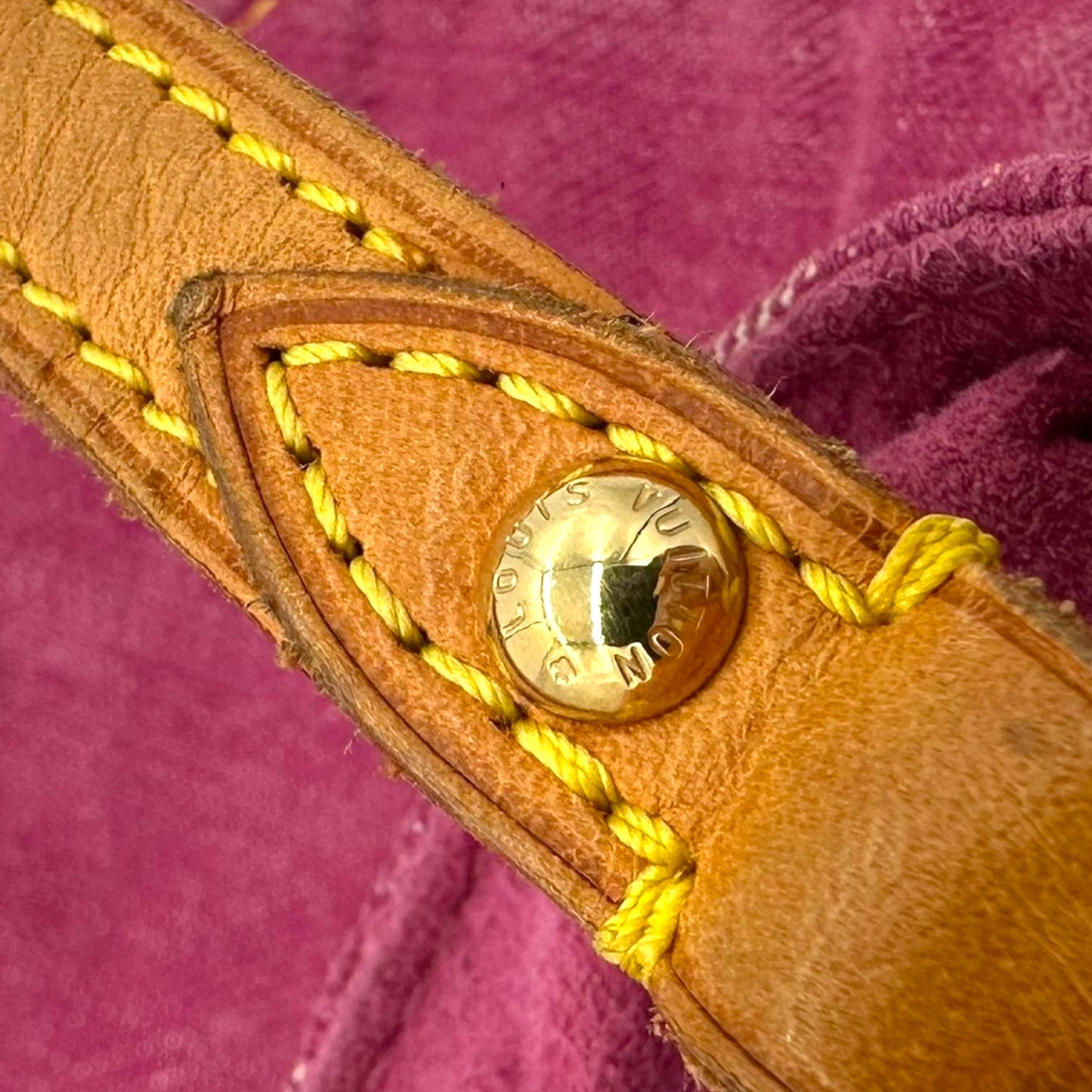 Louis Vuitton Pink Denim Monogram Mini Pleaty Bag - Outfit Repeater