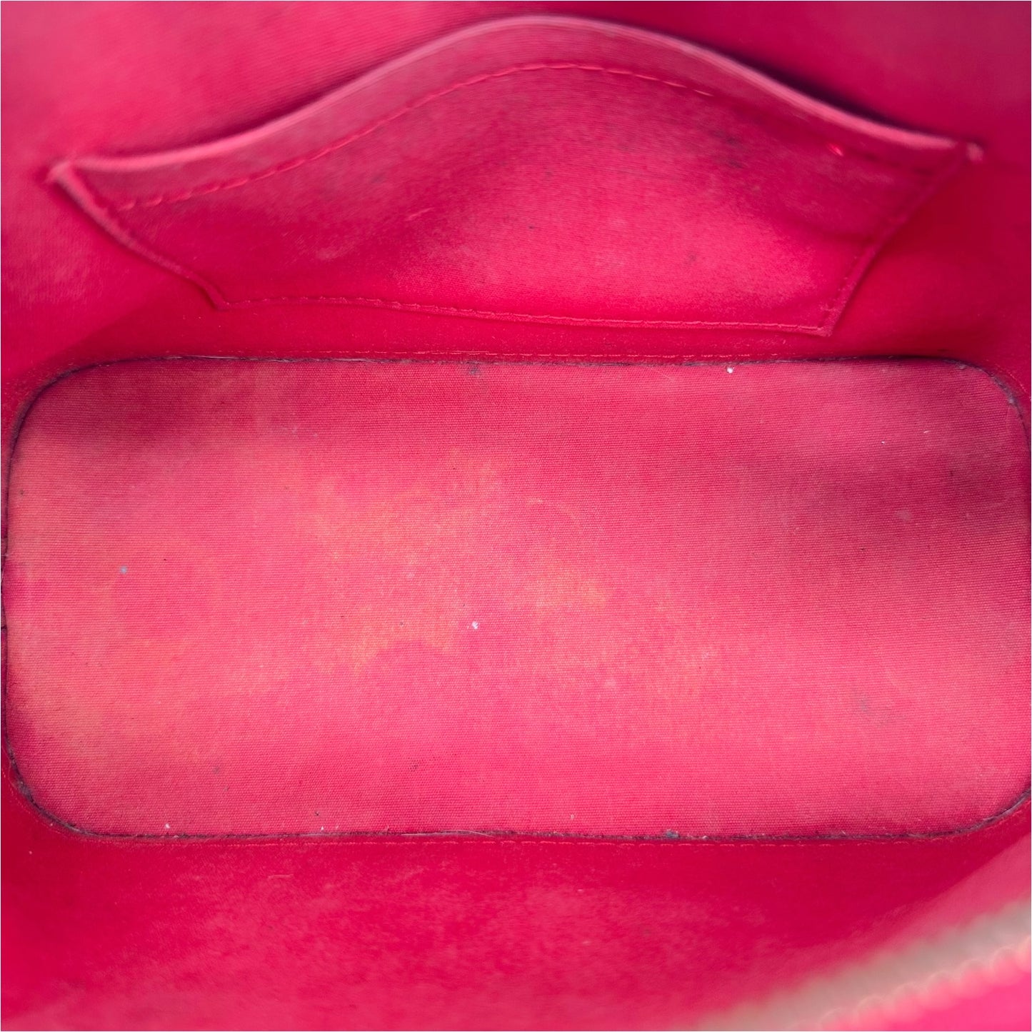 Louis Vuitton Red Patent Vernis Monogram Alma BB 2-Way Bag