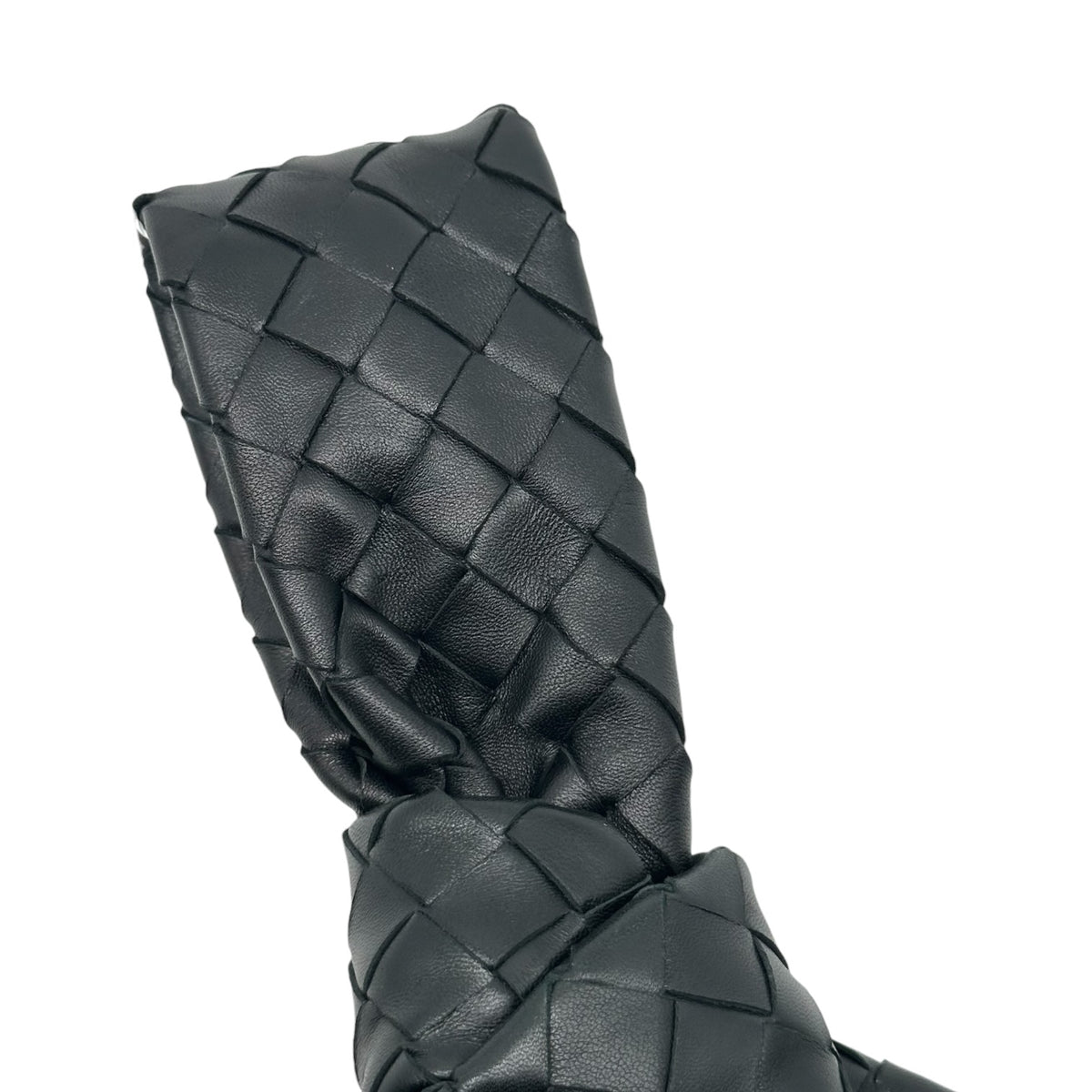 Bottega Veneta Black Intrecciato Small Clutch Bag
