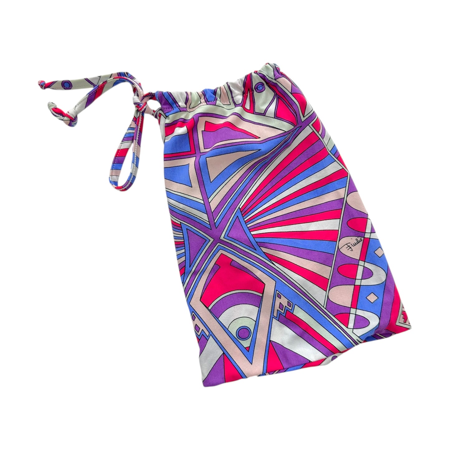Emilio Pucci Purple Pink Printed Bikini