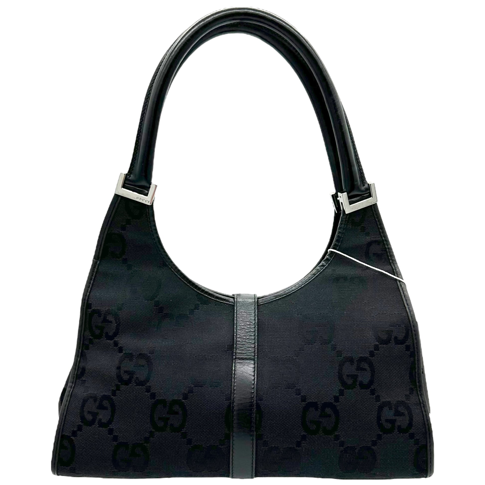Gucci Black Large Monogram Jackie Bag - Outfit Repeater