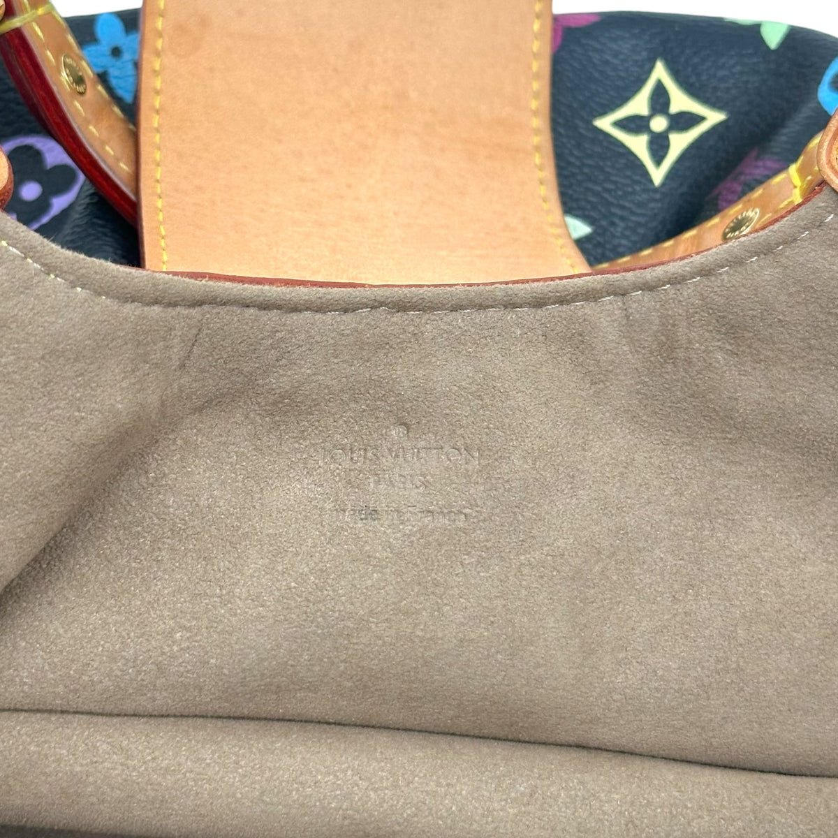 Louis Vuitton Black Multicolor Murakami Tote Bag