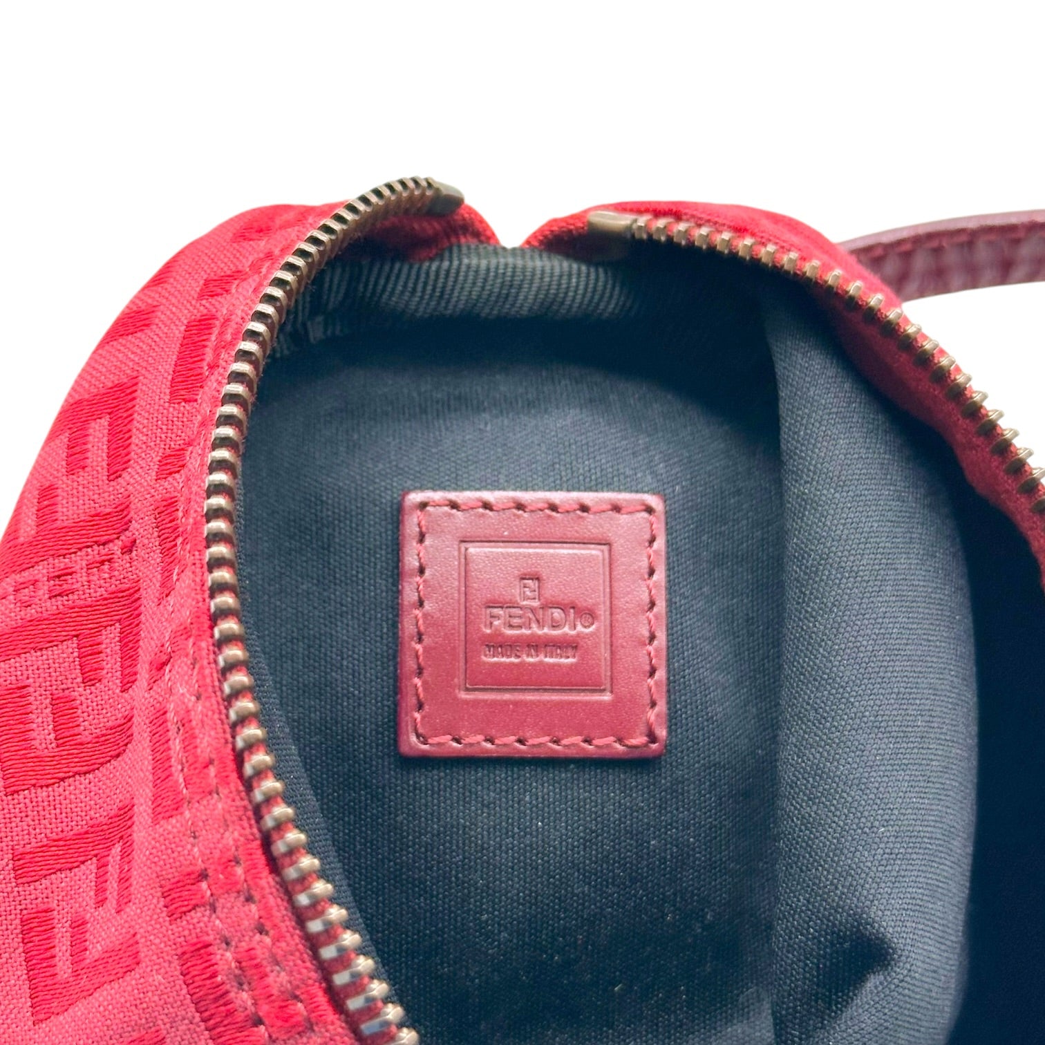 Fendi Mini Papillon Bag Red Zucchino Monogram