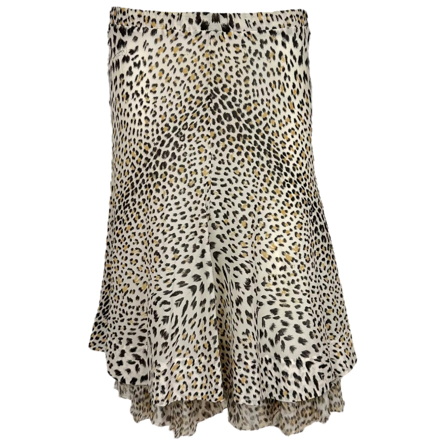 Roberto Cavalli 2005 Leopard Print Silk Midi Skirt - Outfit Repeater