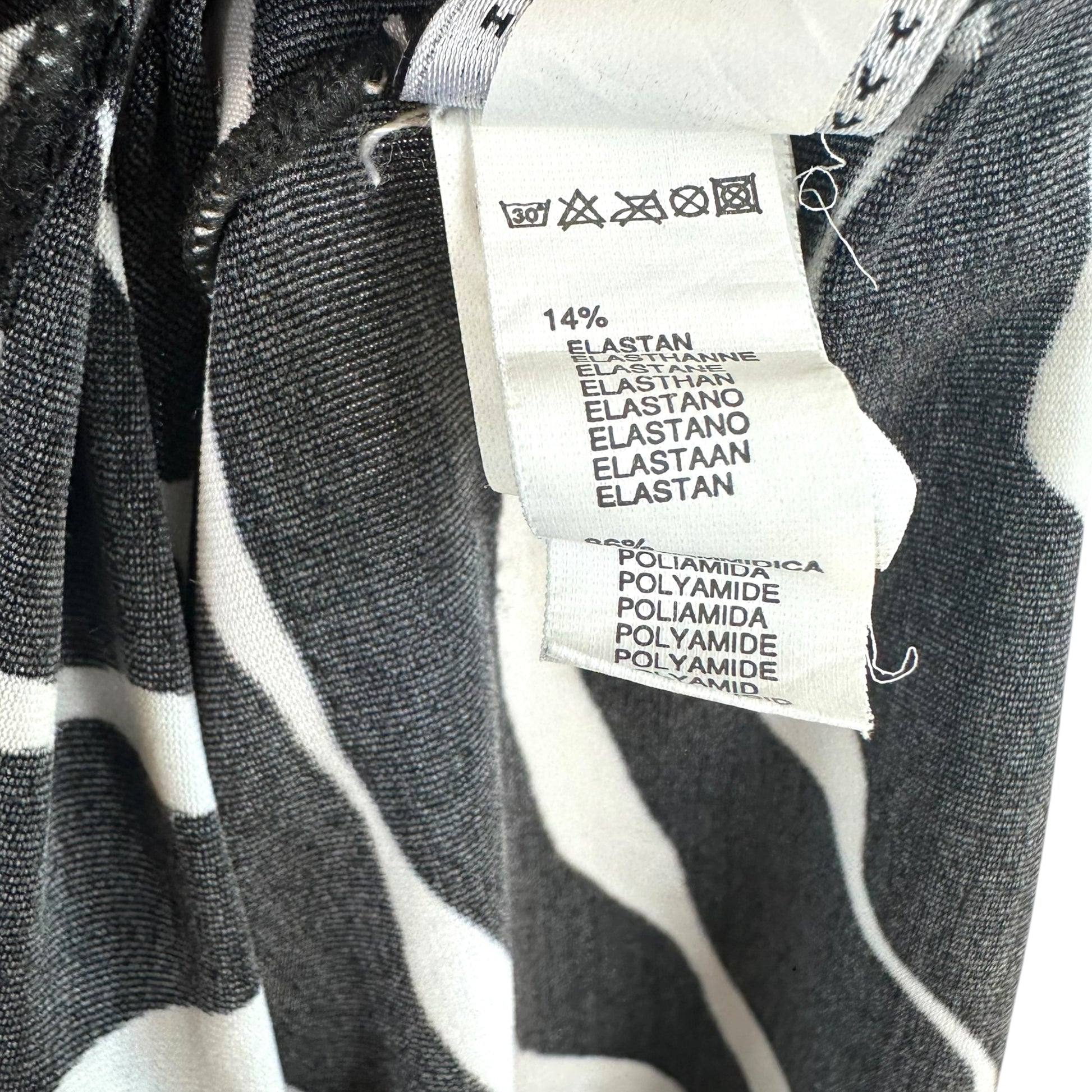 Dolce & Gabbana Zebra Print Tank Top Black White Fitted