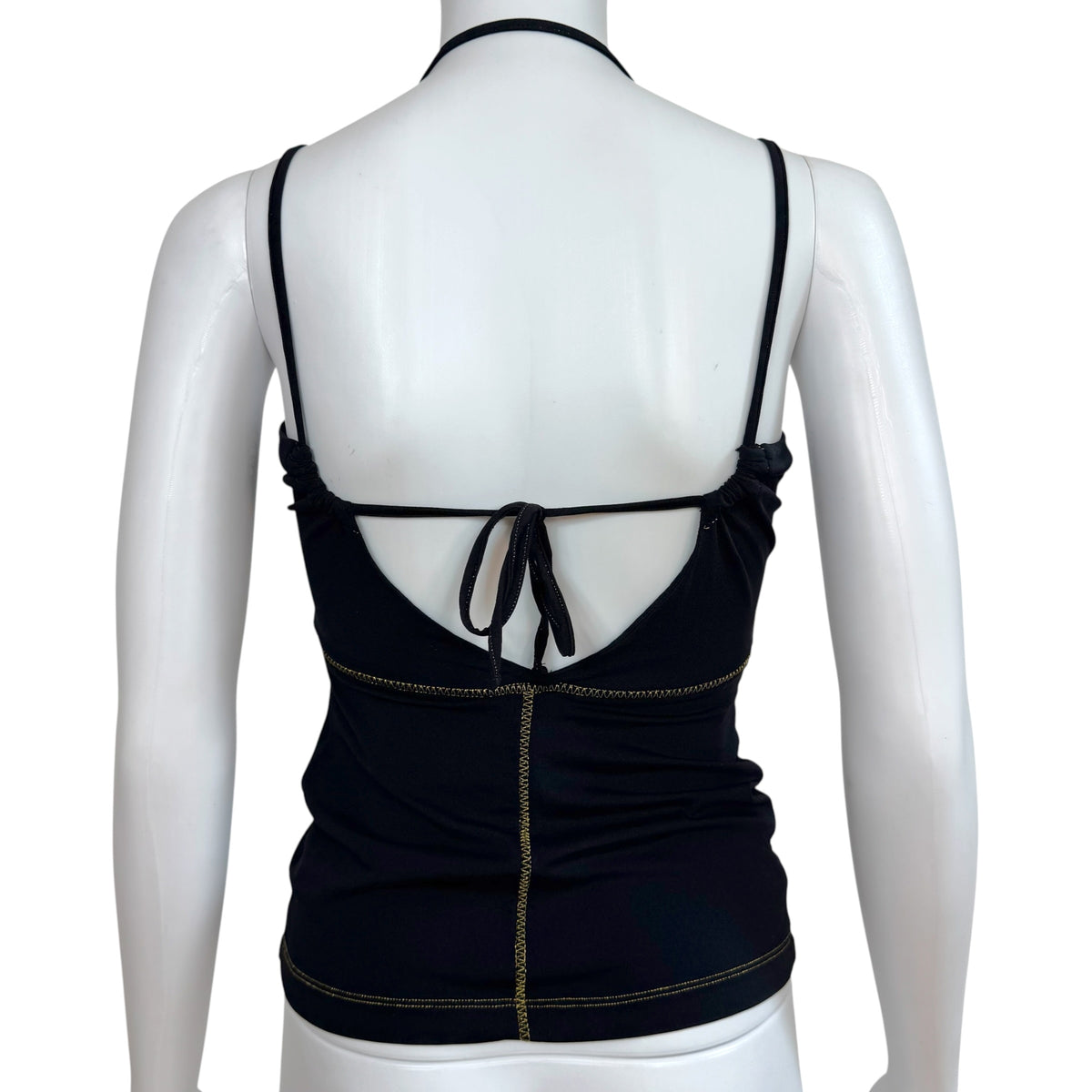 Just Cavalli Roberto Cavalli Black Halter Tank Top