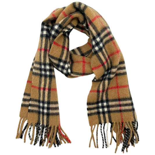 Burberry Classic Nova Check Plaid Cashmere Scarf