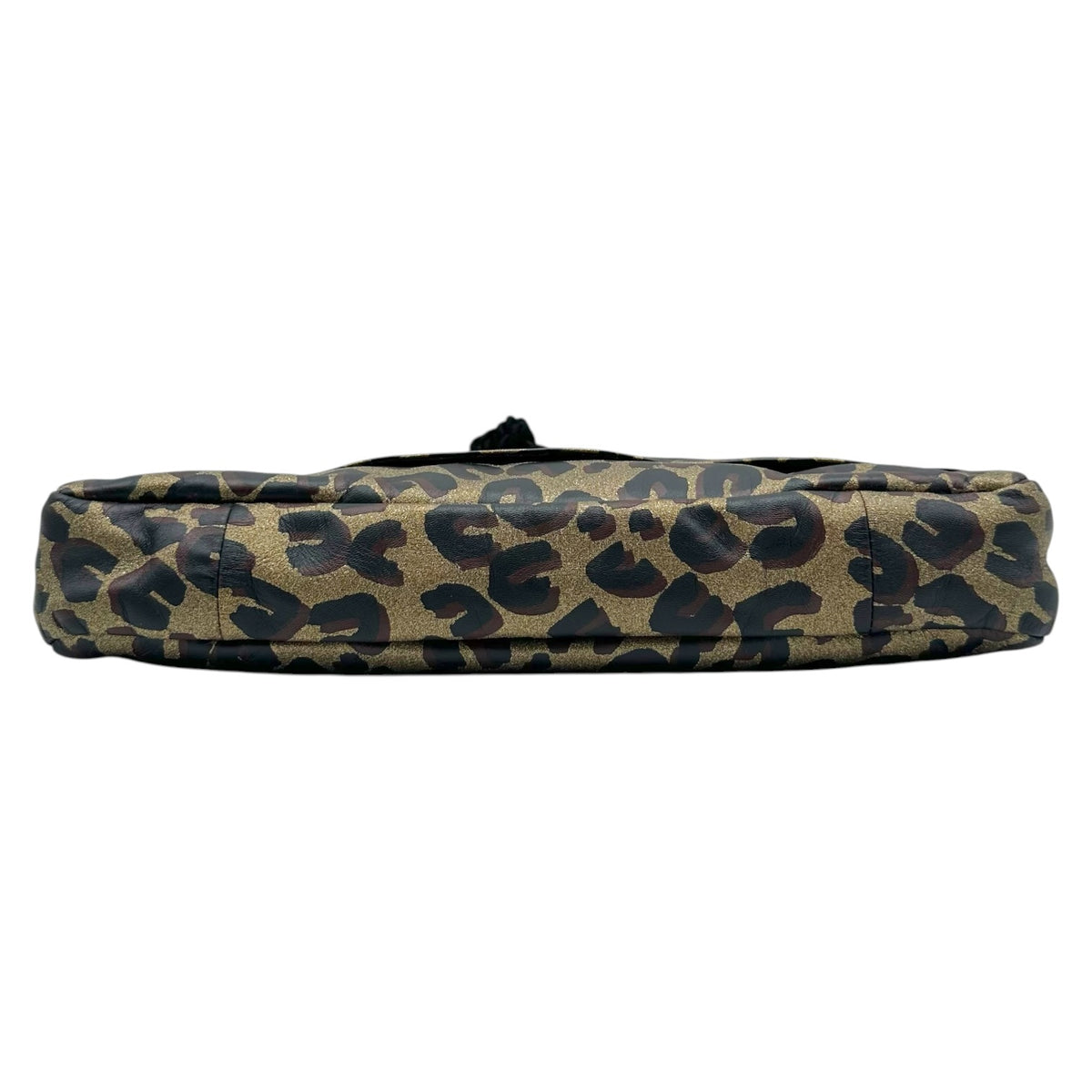Louis Vuitton Clutch Bag Metallic Leopard Print