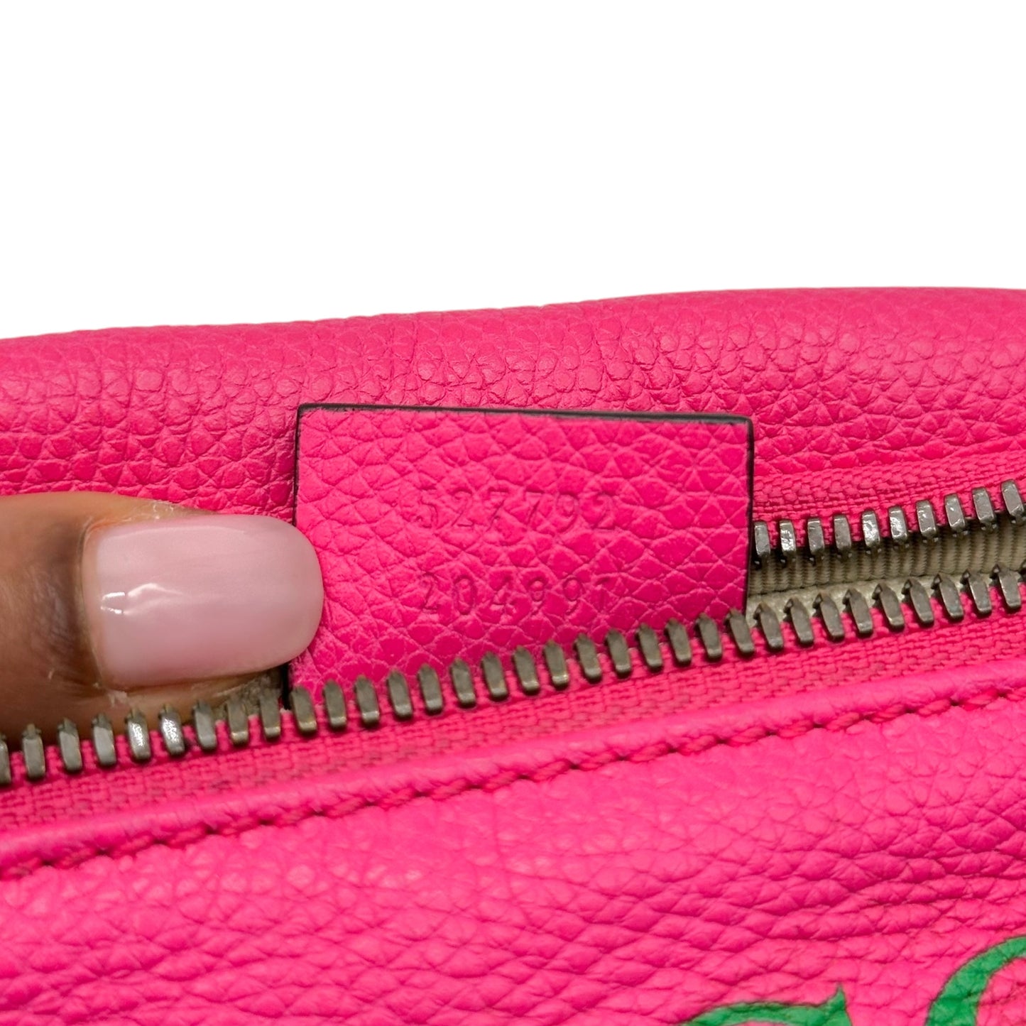 Gucci Hot Pink Leather Fanny Pack Bag