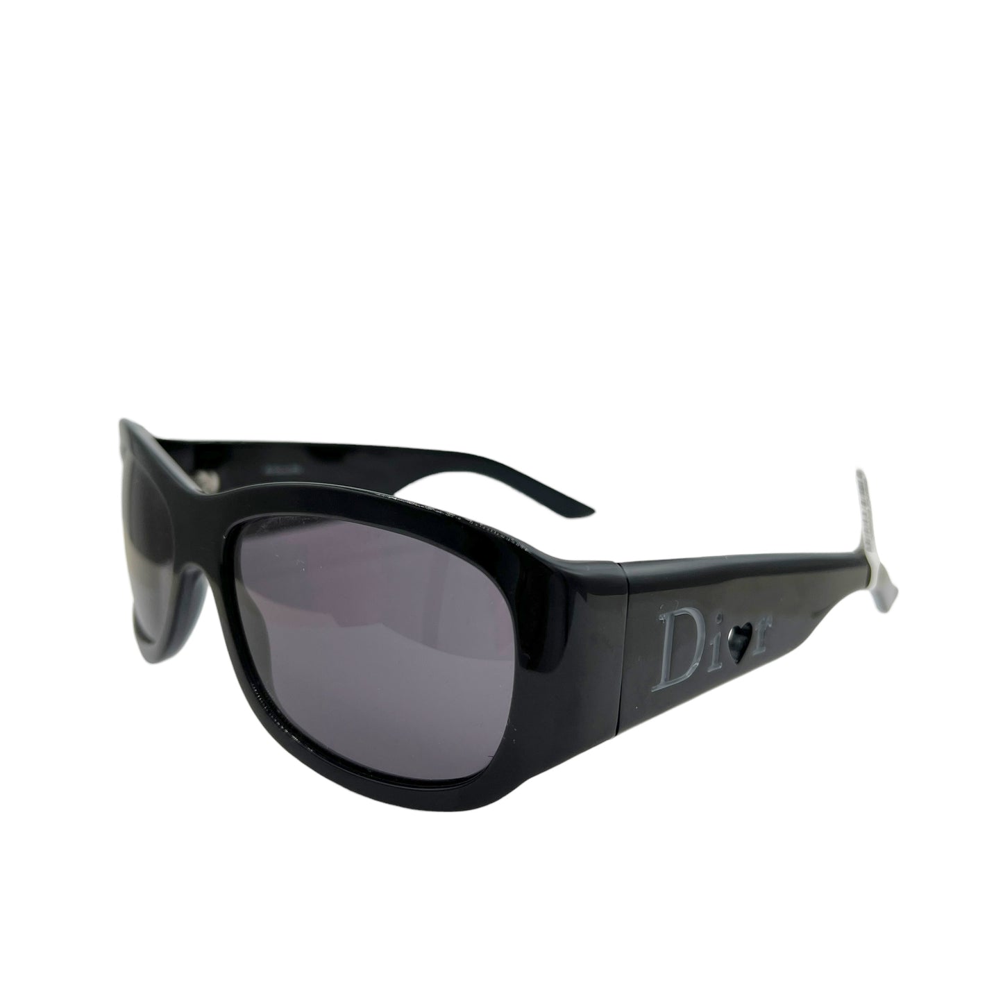 Christian Dior LovinglyDior2 Black Oversized Rectangle Suglasses