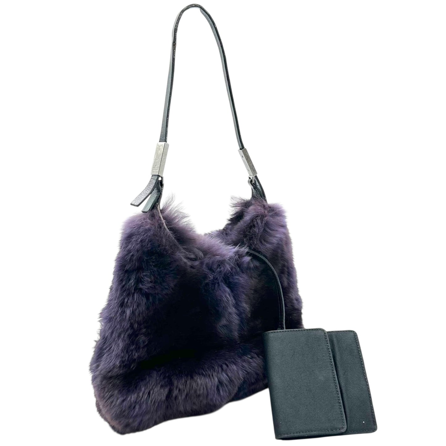 Gucci by Tom Ford Purple Rabbit Fur Mini Bag
