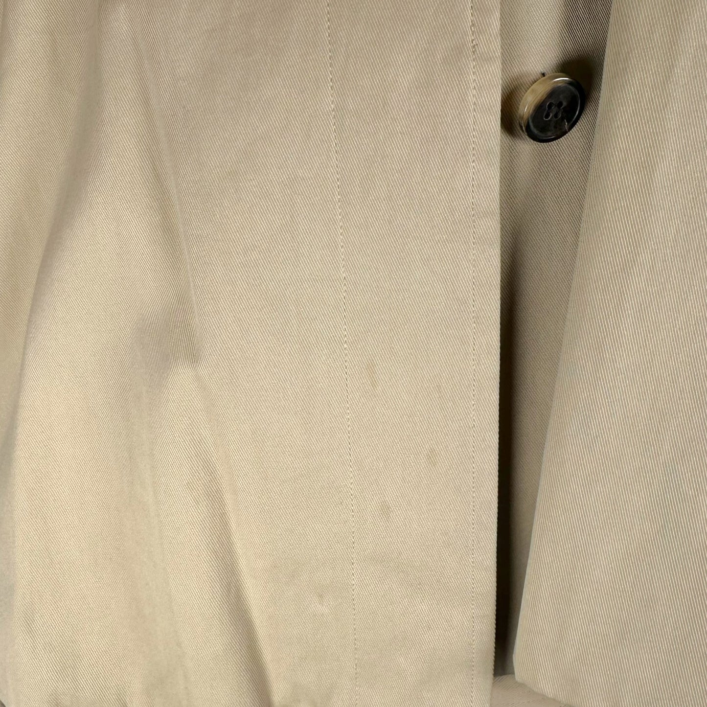 Dries Van Noten Beige Cropped Trench Coat