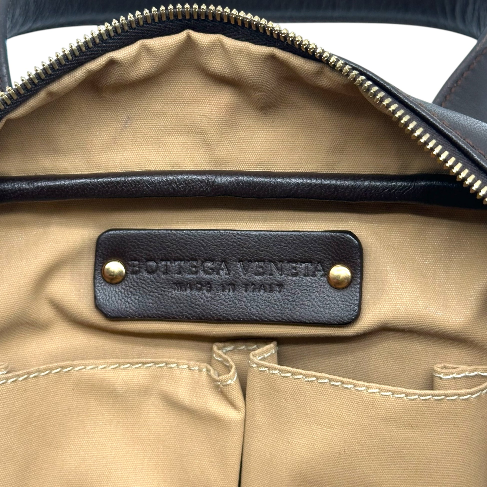 Bottega Veneta Brown Intrecciato Leather Mini Pochette
