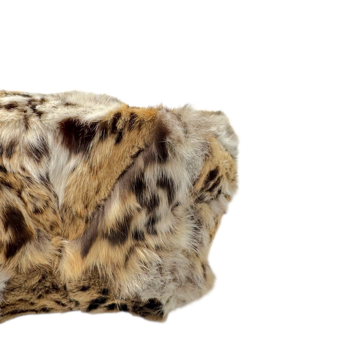 Fendi 'Lynx & Leopard' Patchwork Rabbit Fur Tote Bag - Outfit Repeater