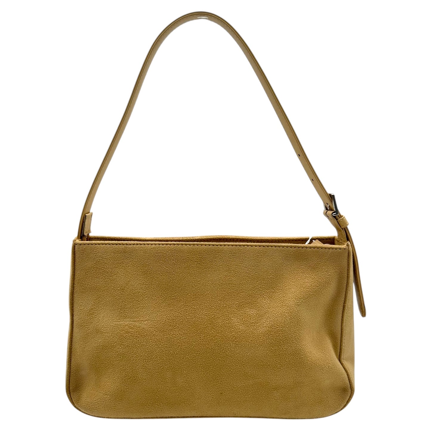 Courreges Tan Faux Suede & Fur Shoulder Bag