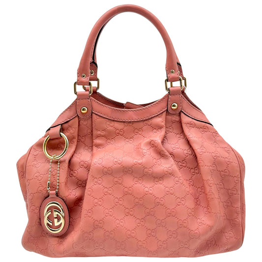 Gucci Small Sukey Shoulder Bag Dusty Rose Pink Leather