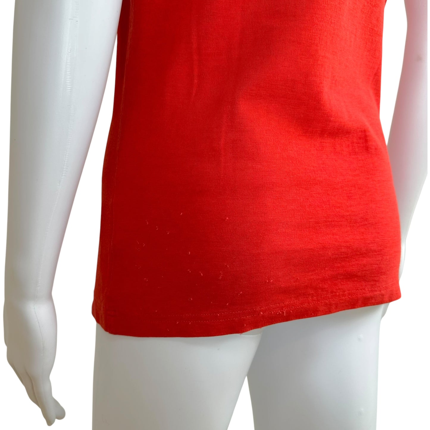 Dsquared2 Red Distressed Logo Tank Top