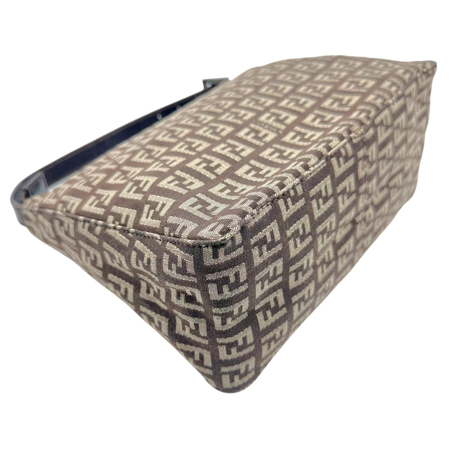 Fendi Pochette Mini Bag Brown Tan Zucchino Monogram