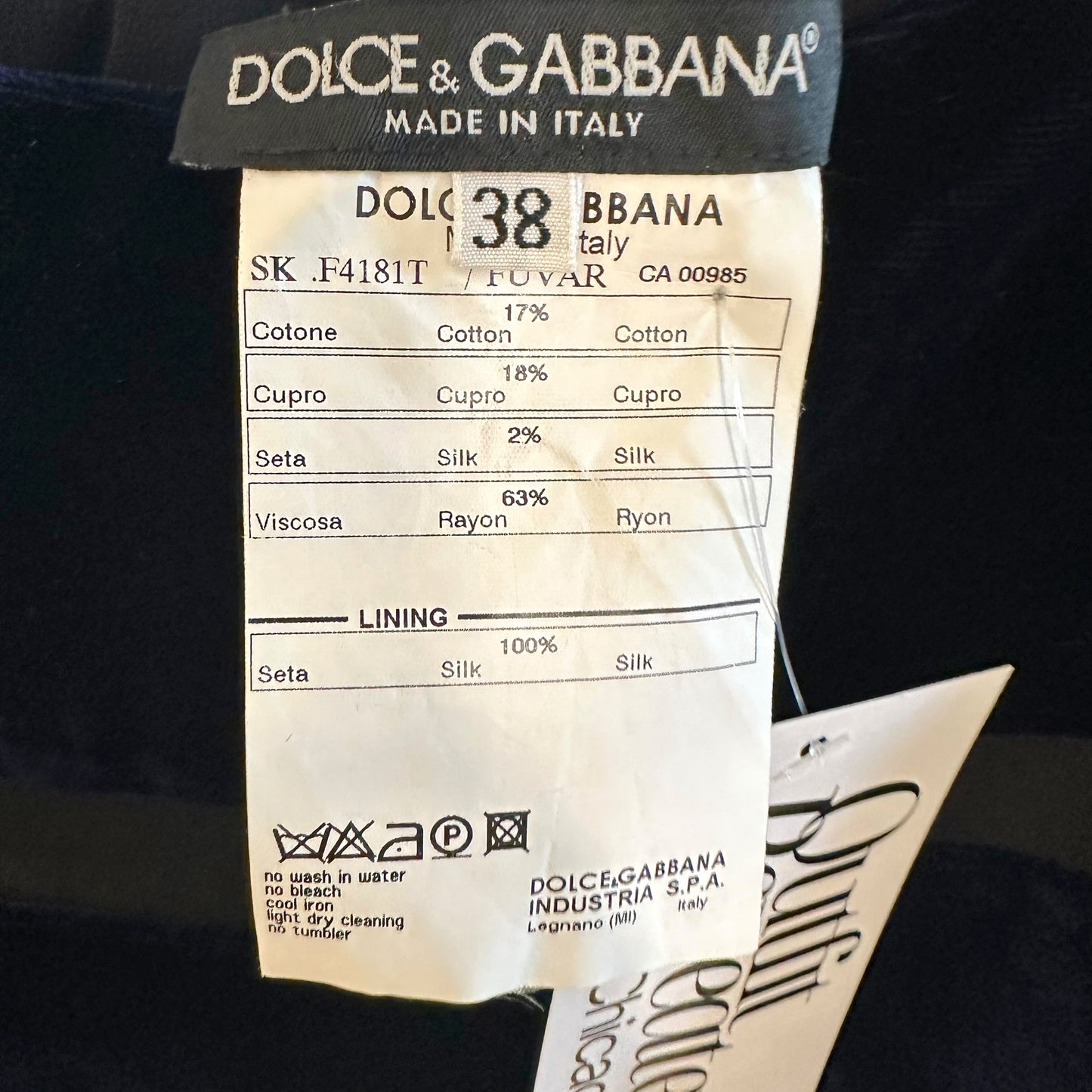 Dolce & Gabbana Blue Velvet Mini Skirt - Outfit Repeater