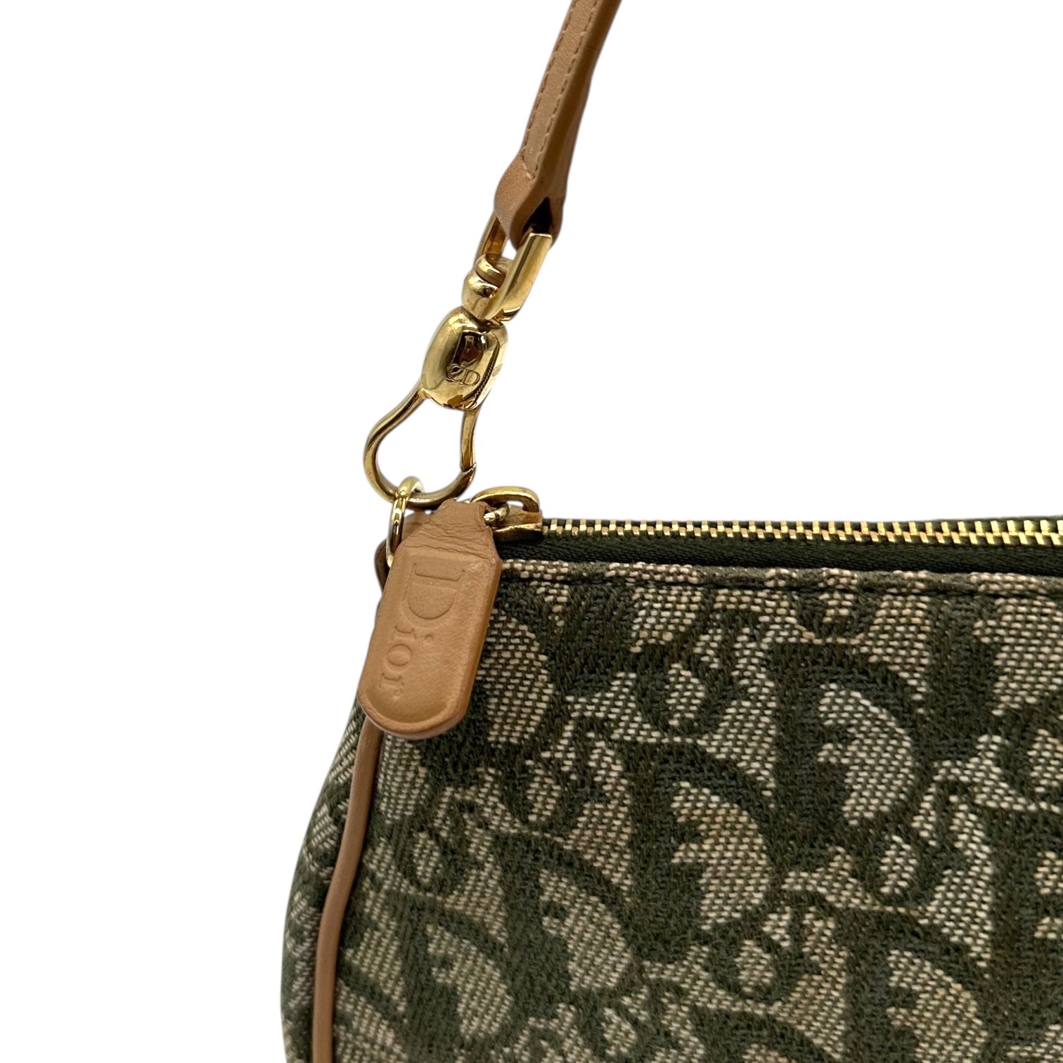 Christian Dior Green Monogram Trotter Mini Saddle Bag - Outfit Repeater