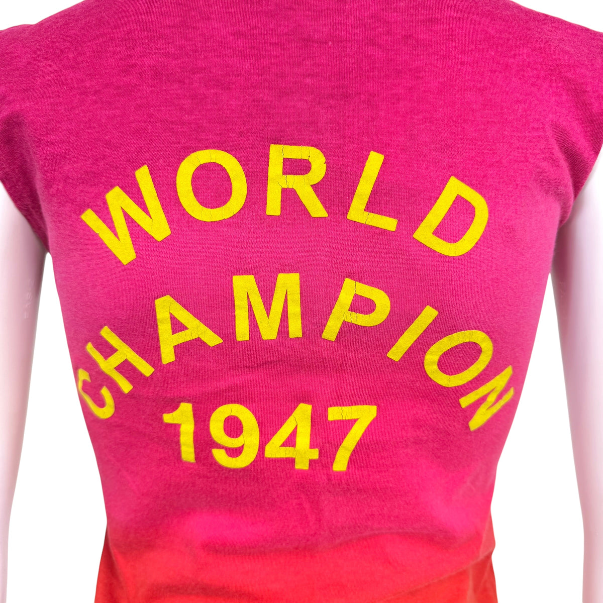 Christian Dior Pink Yellow Ombre J'Adore Tank Top