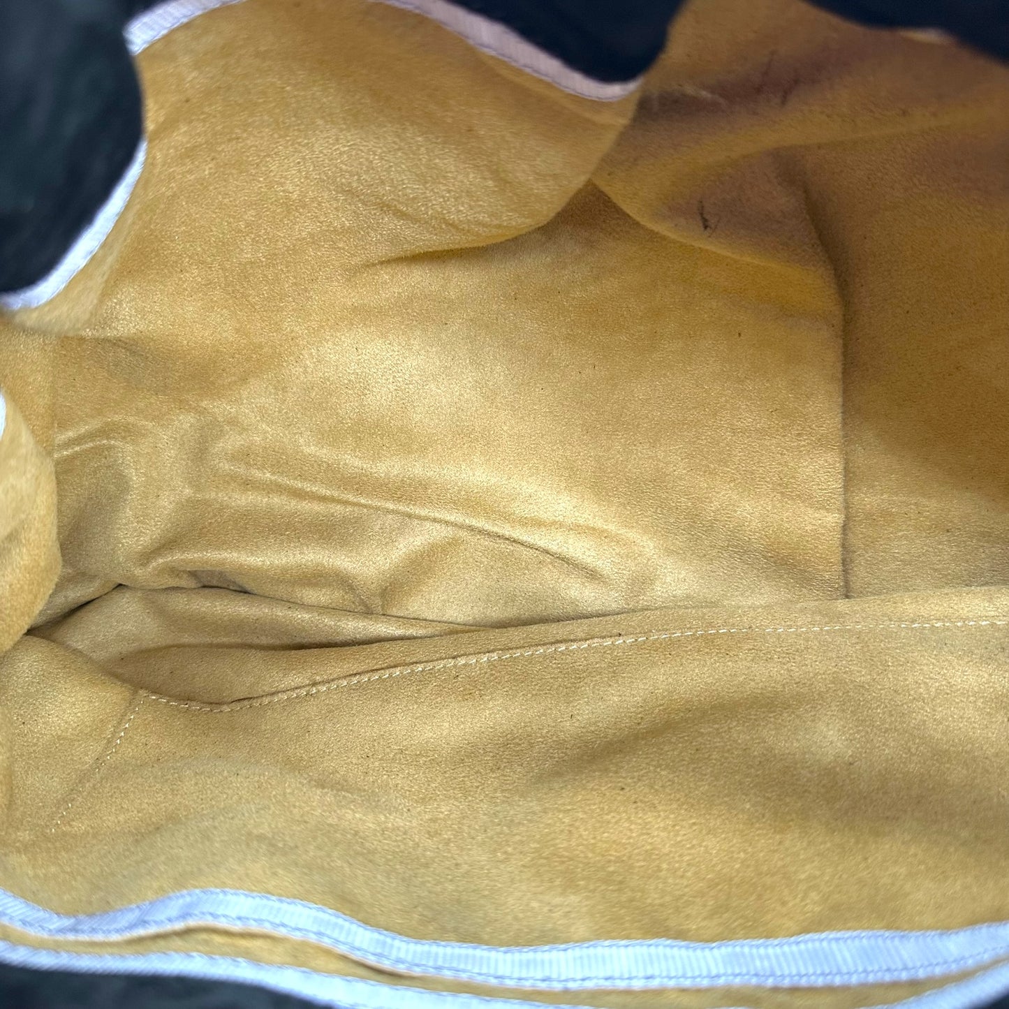 Jimmy Choo Black Suede & Snakeskin Fringe Trim Hobo Bag