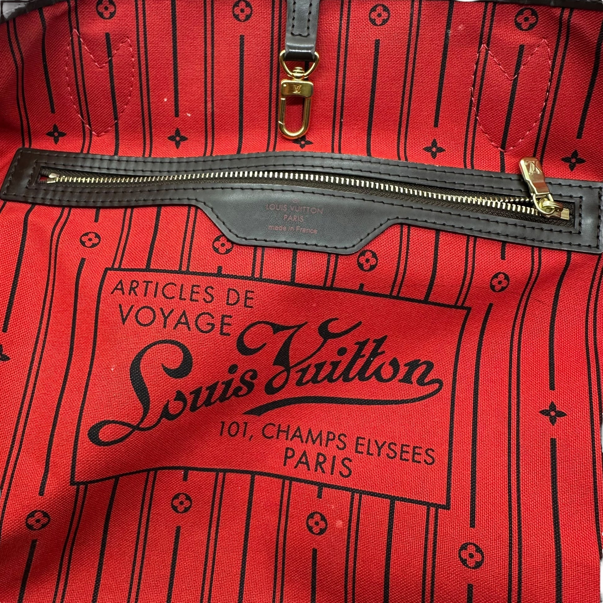 Louis Vuitton Brown Damier Large Neverfull GM Tote Bag - Outfit Repeater