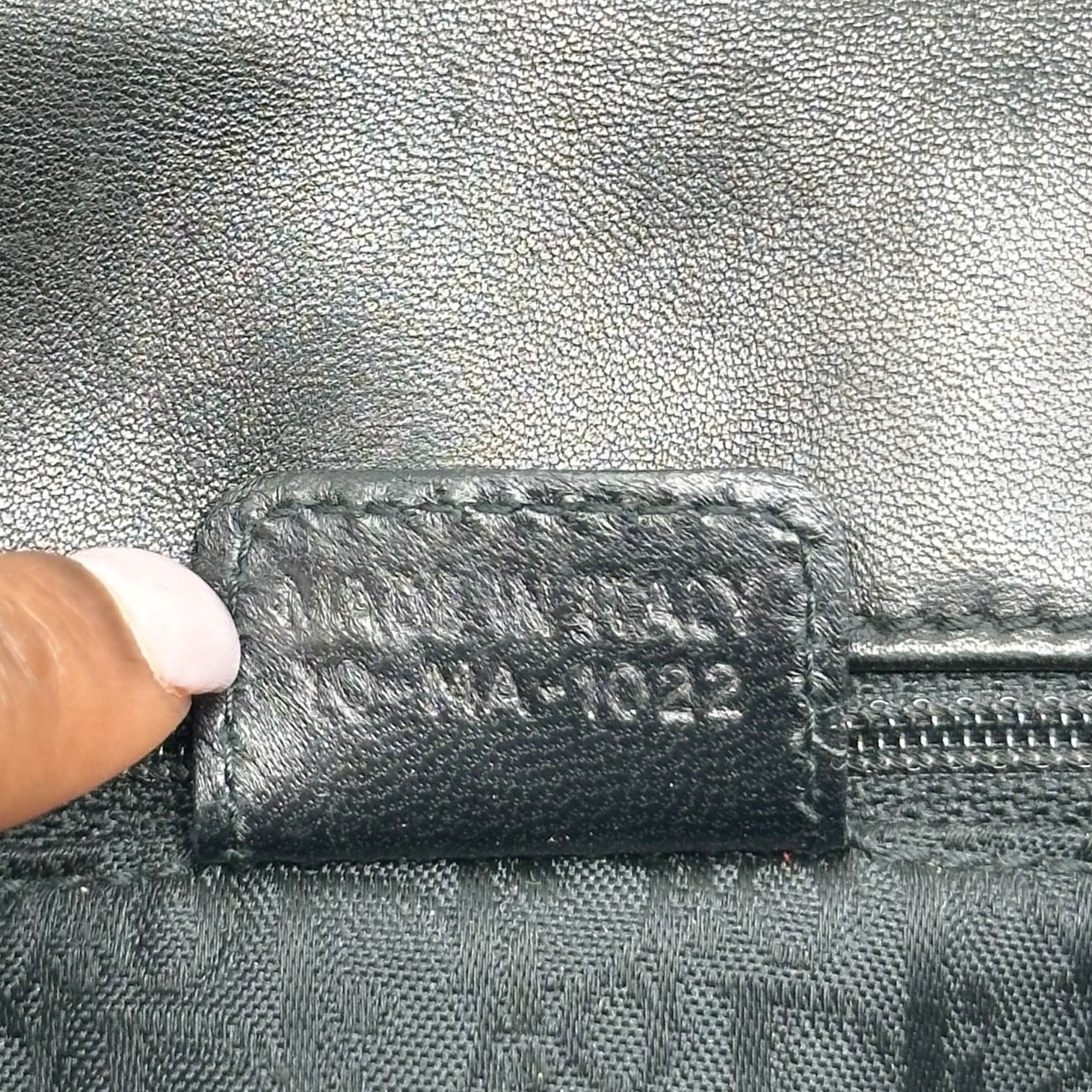 Christian Dior Black Leather Lace-Up Shoulder Bag