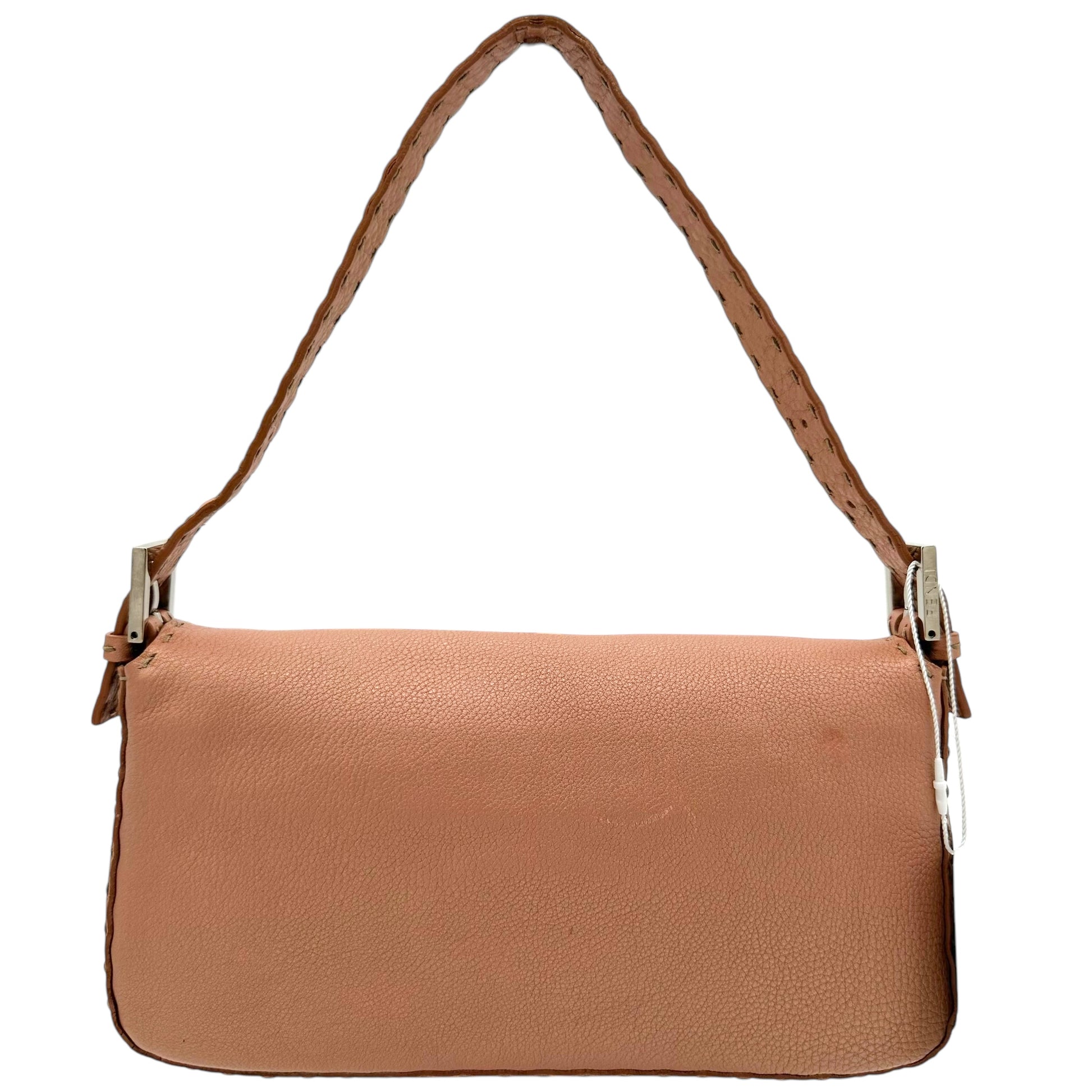 Fendi Selleria Pink Leather Baguette Bag - Outfit Repeater