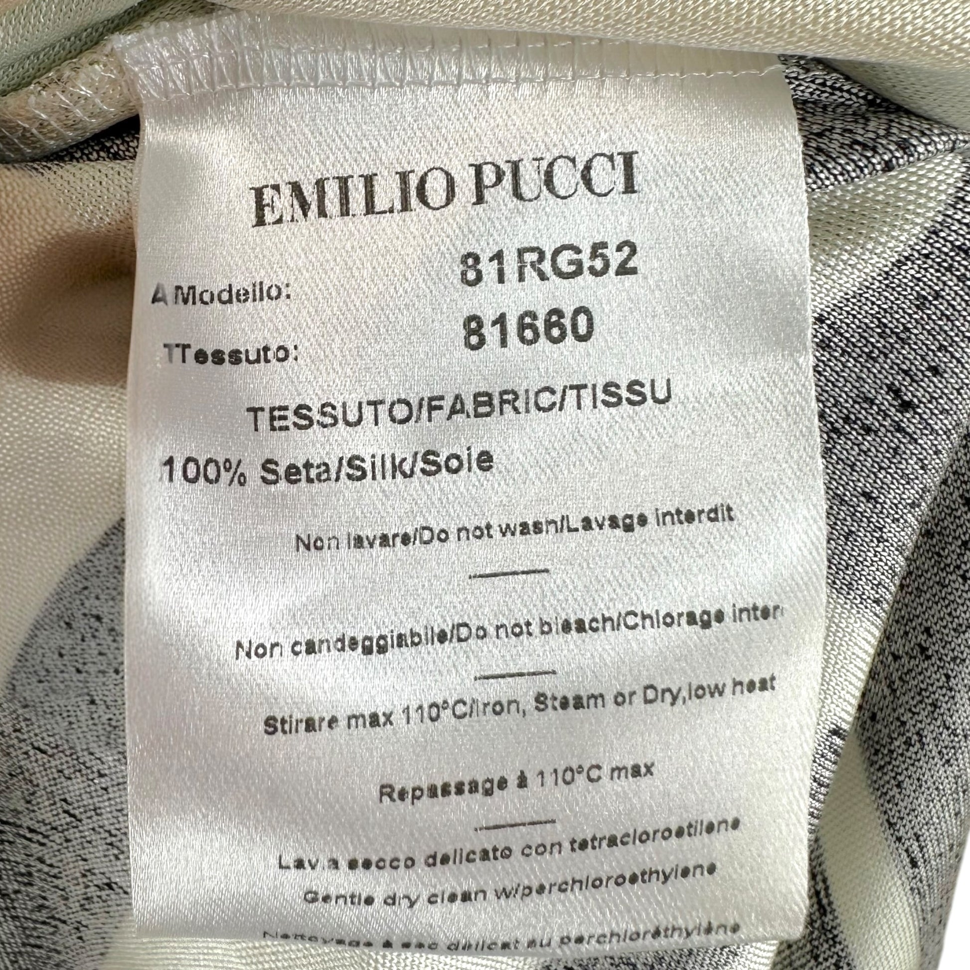 Emilio Pucci Off-Shoulder Silk Mini Dress Light Blue Black