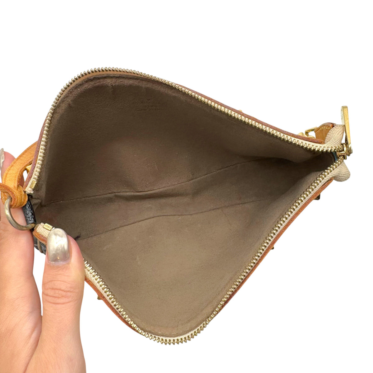 Louis Vuitton Pochette Bag Black Multicolor Murakami