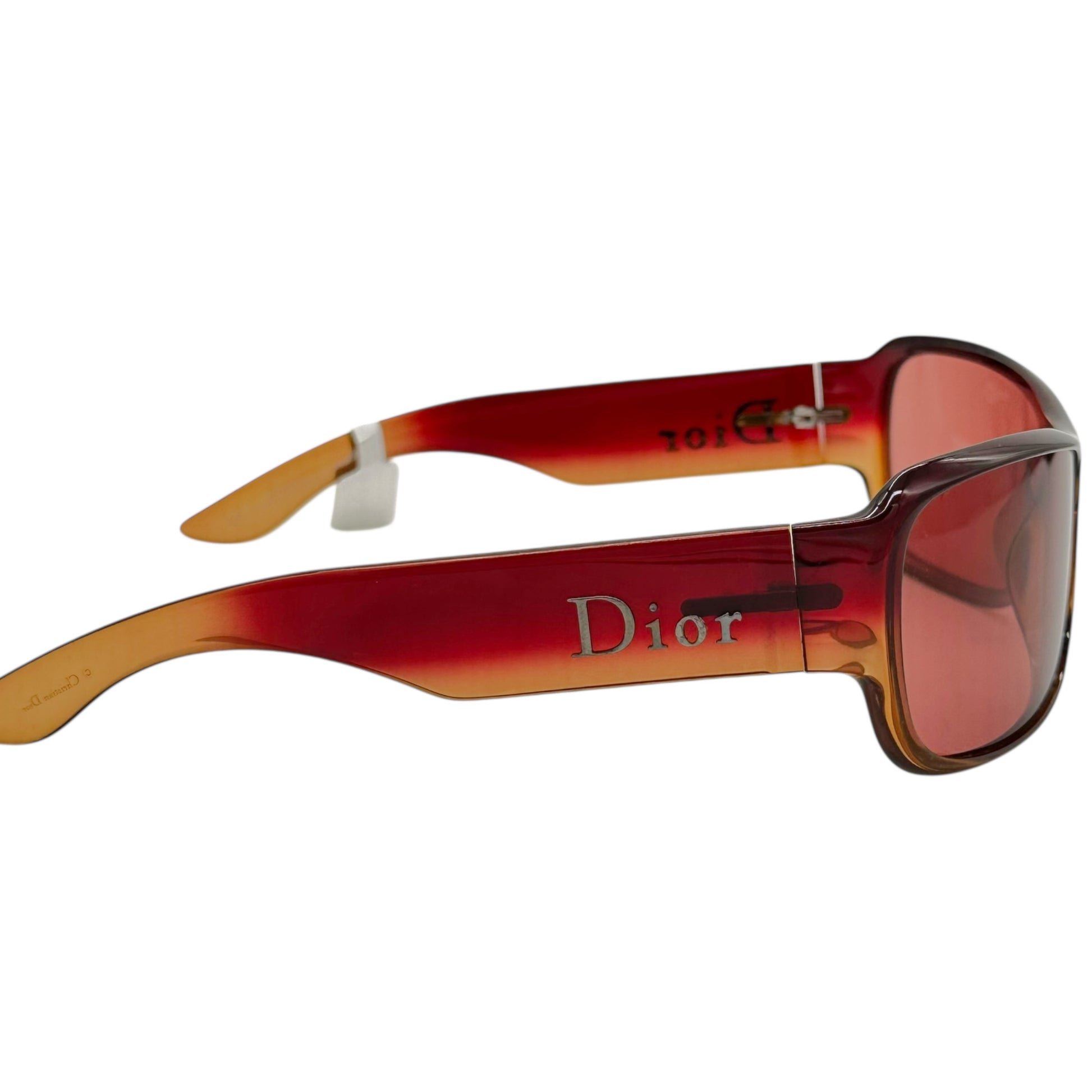 Christian Dior LatinaGirl6 Red & Orange Gradient Sunglasses - Outfit Repeater