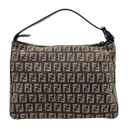 Fendi Pochette Mini Bag Brown Tan Zucchino Monogram