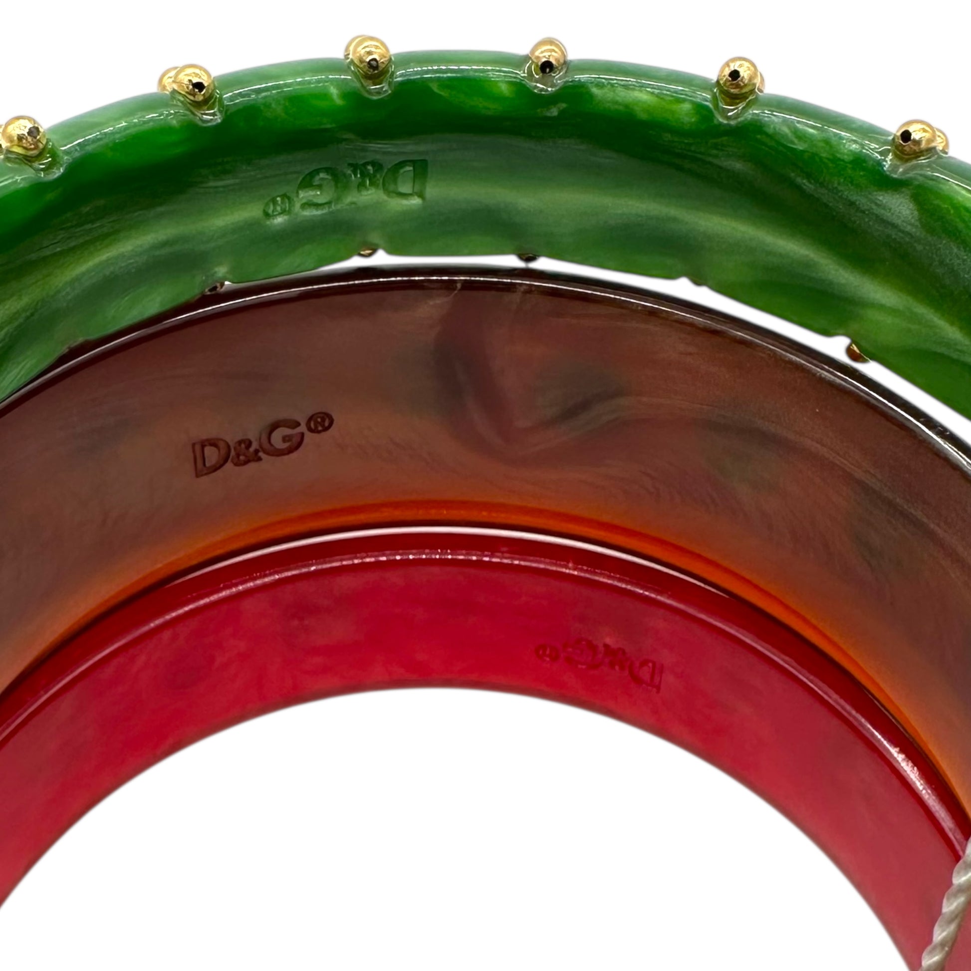 D&G Dolce & Gabbana Multicolor Bangle Bracelet Set - Outfit Repeater