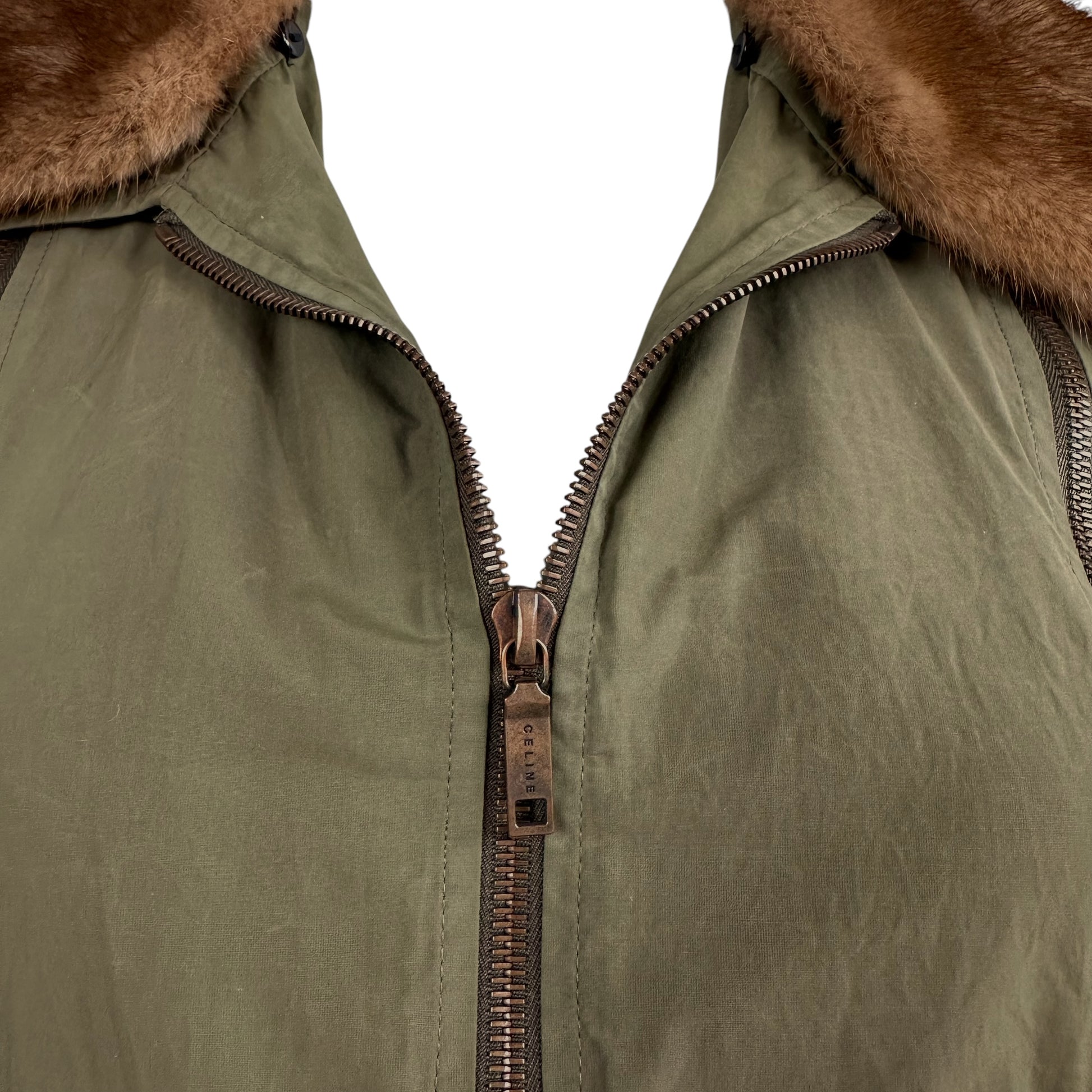 Celine by Michael Kors Fur Trim Bomber Jacket - Outfit Repeater