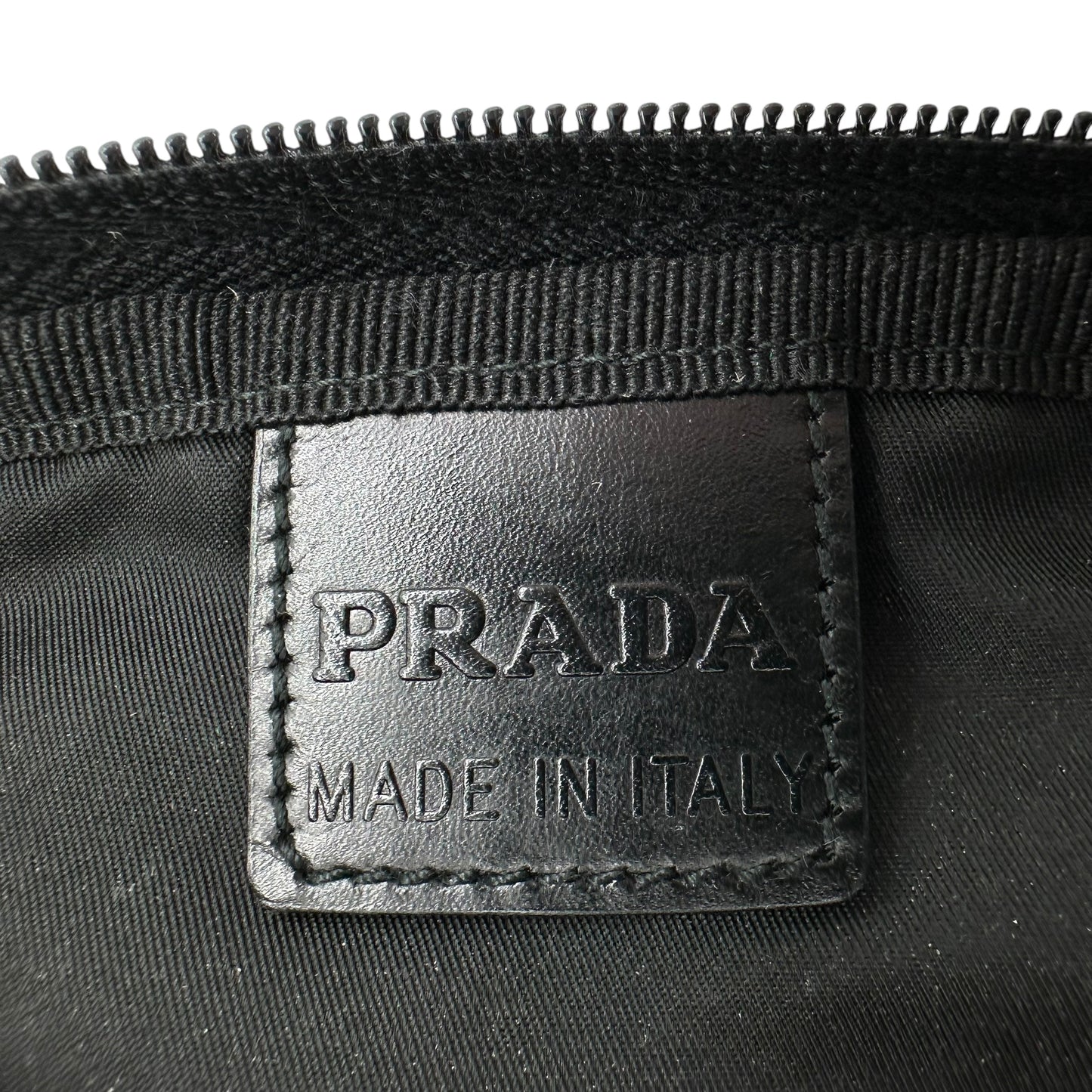 Prada Black Nylon Cosmetic Bag