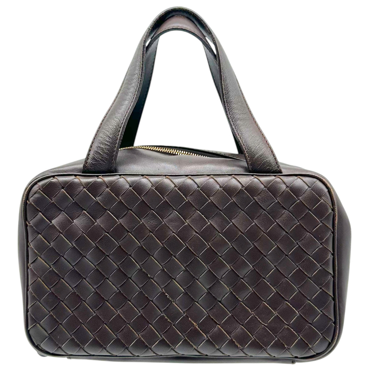 Bottega Veneta Brown Intrecciato Leather Mini Pochette