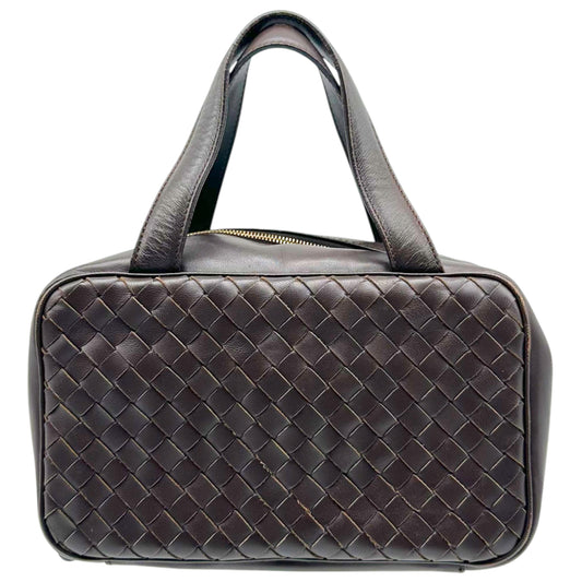 Bottega Veneta Brown Intrecciato Leather Mini Pochette
