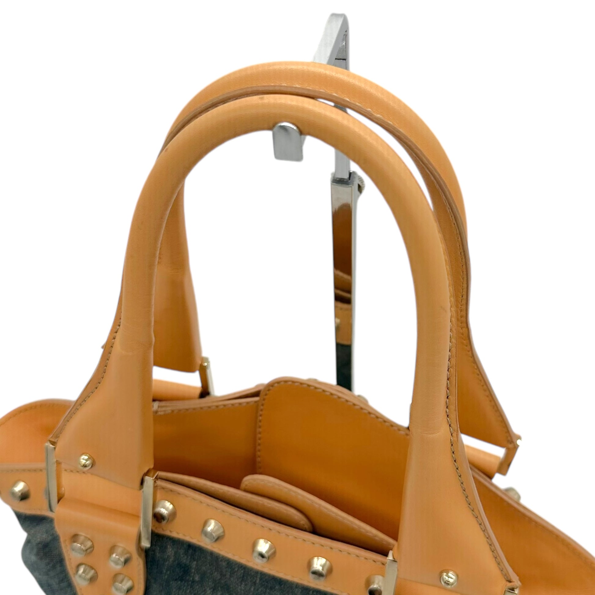 Fendi Studded Denim Bucket Bag - Outfit Repeater