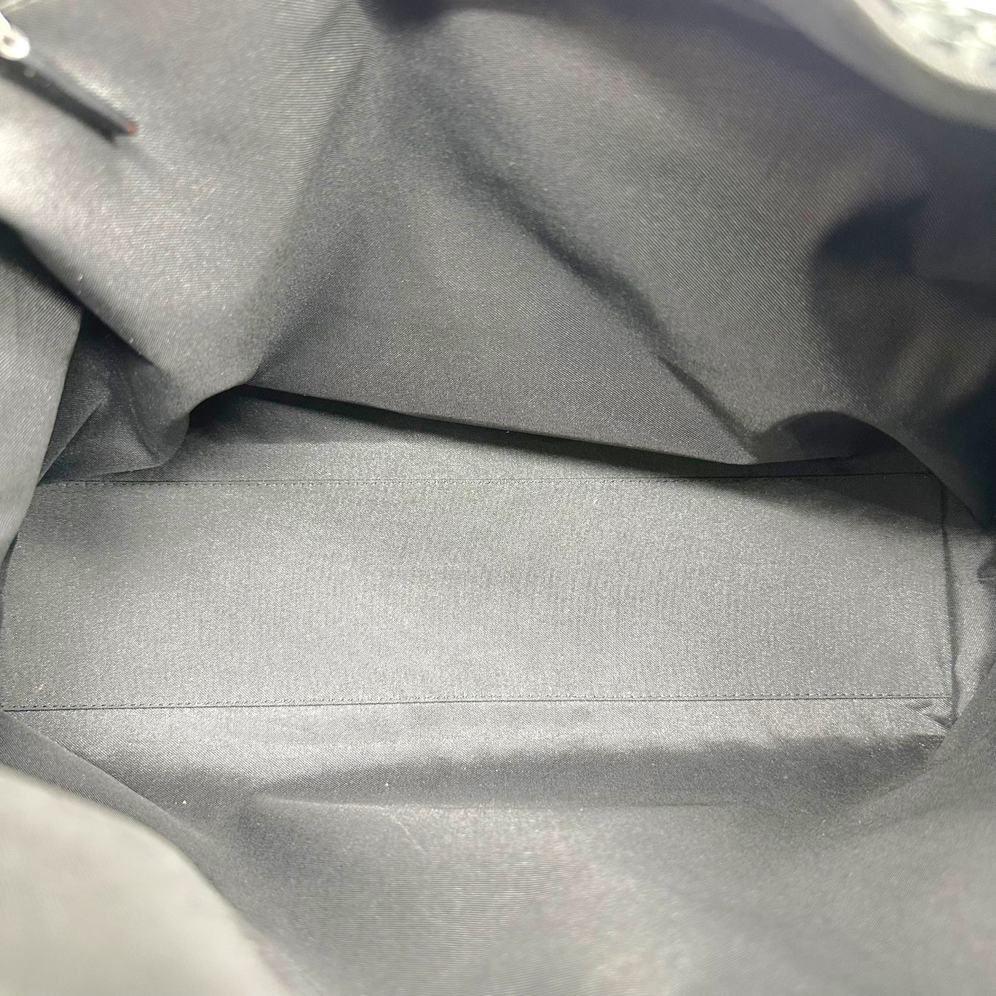 Gucci by Tom Ford Black Suede Monogram Metal Handle Hobo Bag