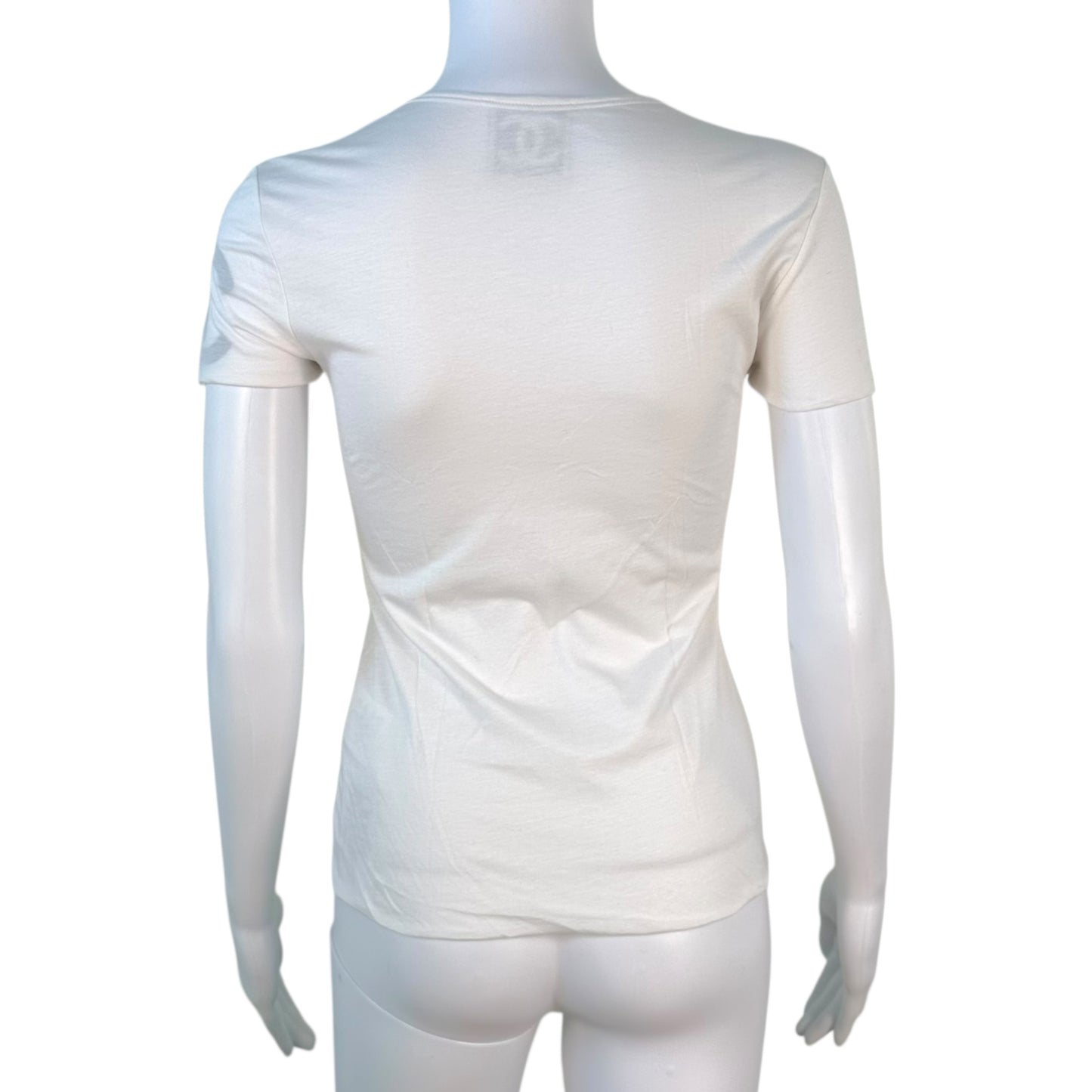 Chanel Sport Spring 2009 White Logo Sleeve T-Shirt