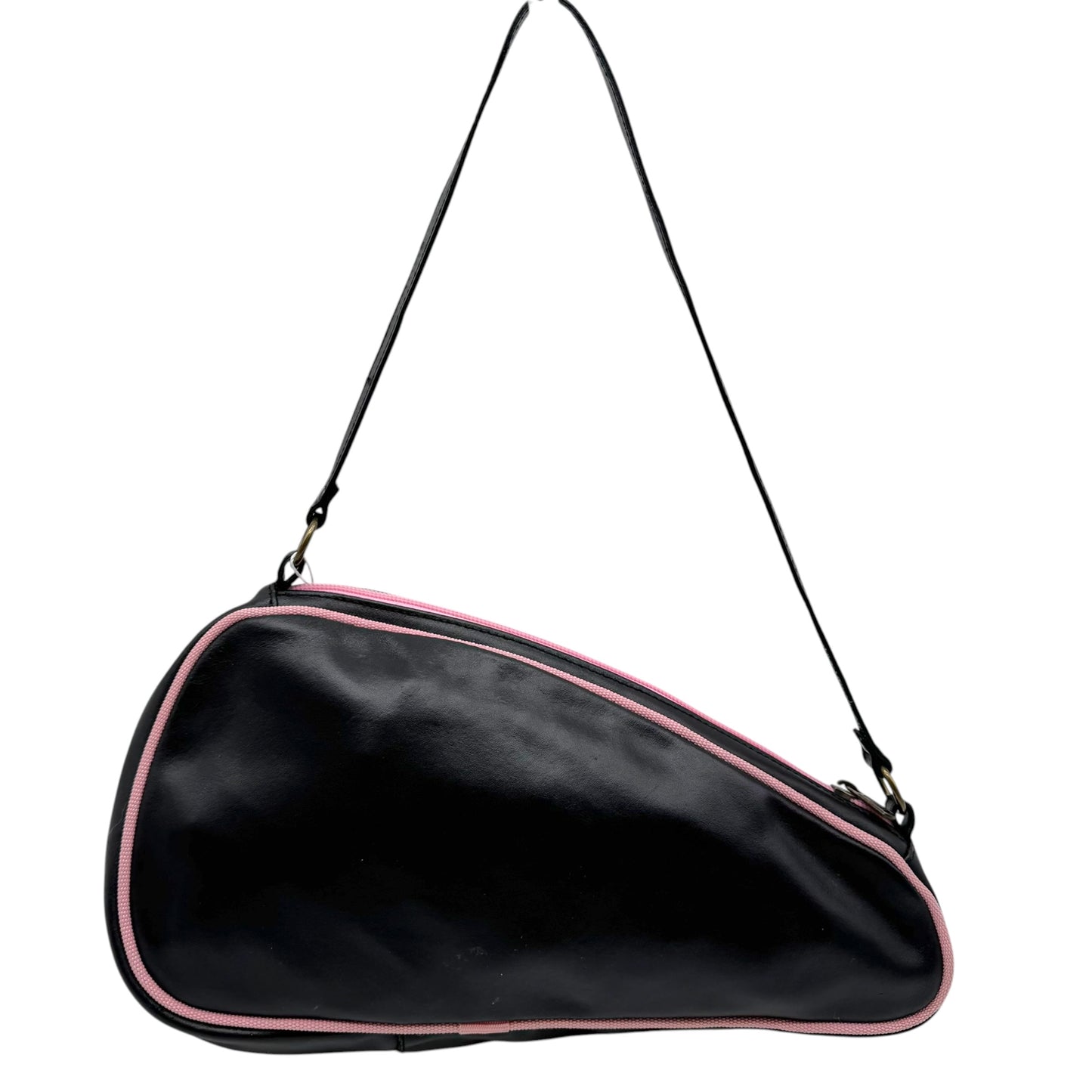 Dolce & Gabbana Pink Black Tennis Style Shoulder Bag
