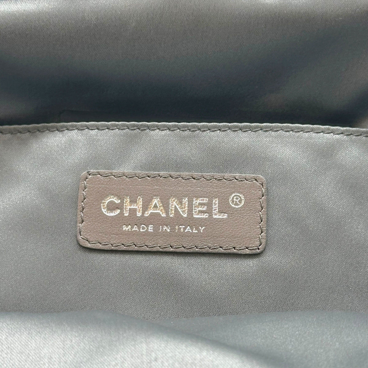 Chanel Black Ruched Ponyhair Handbag with Kisslock Closure