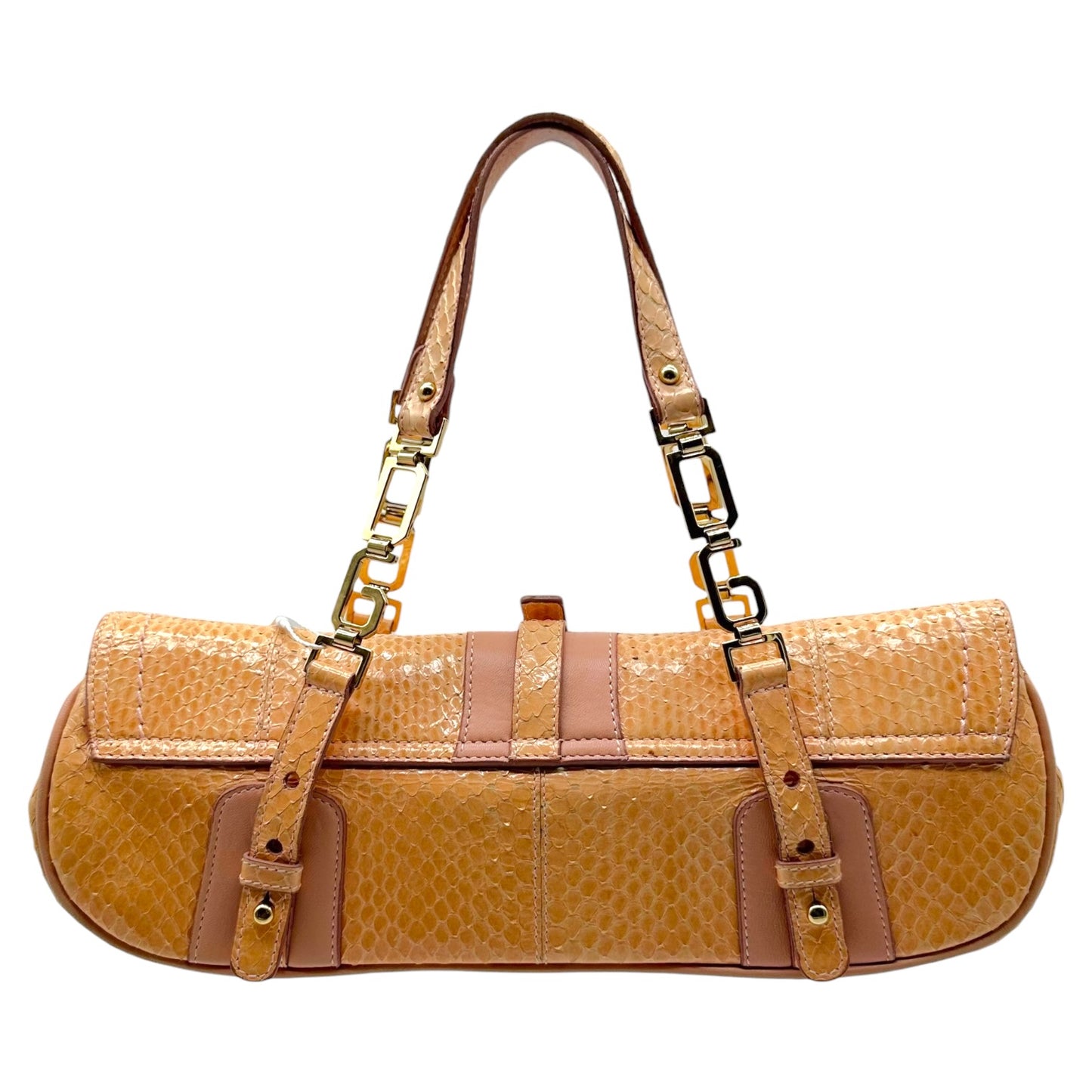 Dolce & Gabbana Light Pink Python East-West Bag