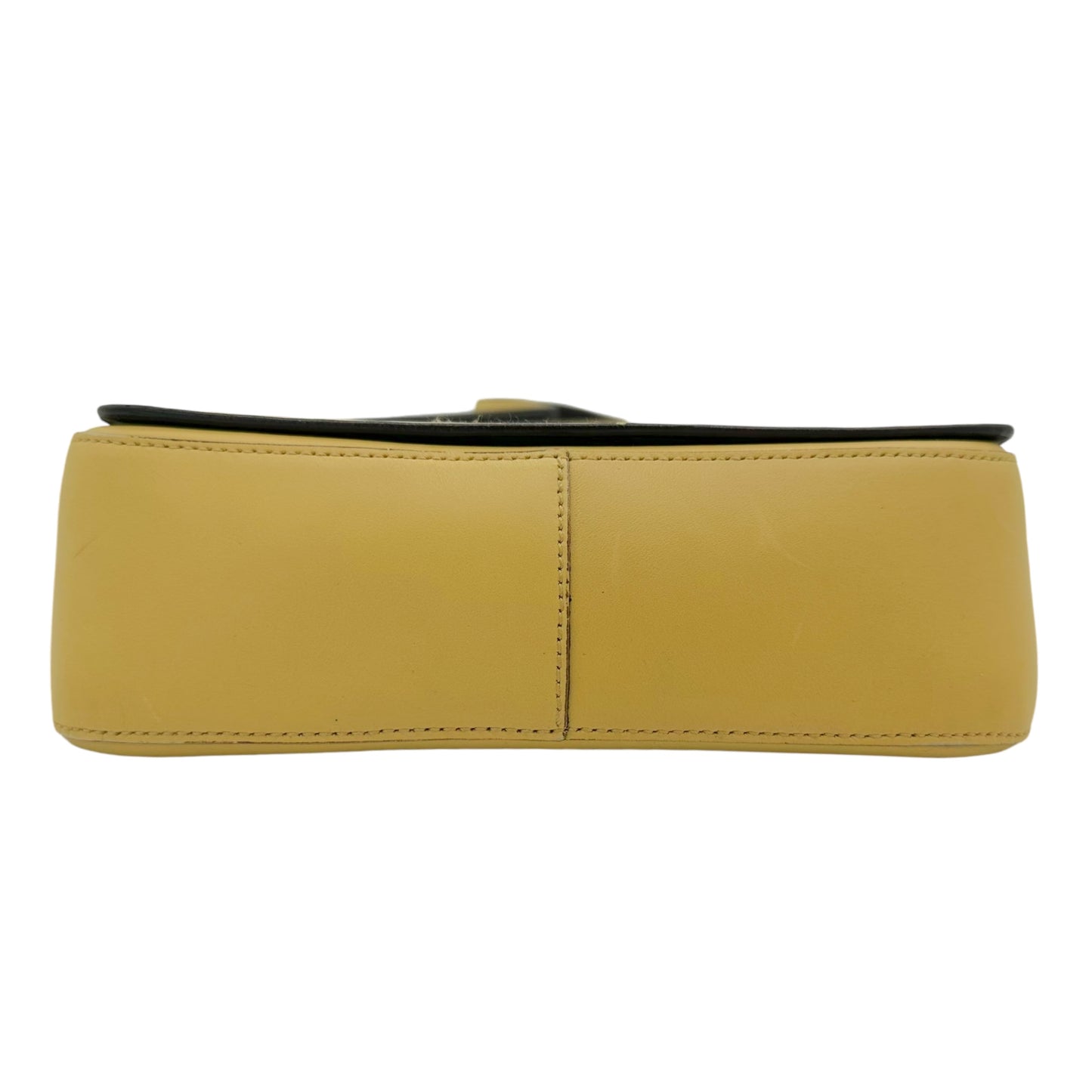 Prada 1999 Yellow Structured Crossbody Bag