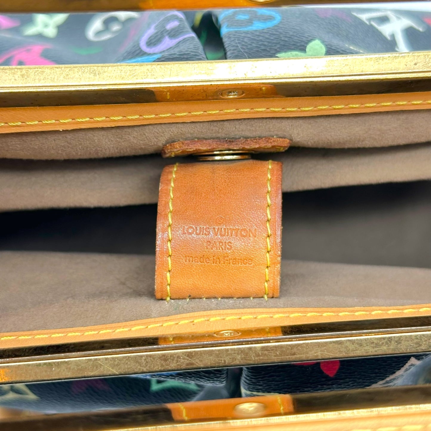 Louis Vuitton Black Multicolor Murakami Judy MM Bag
