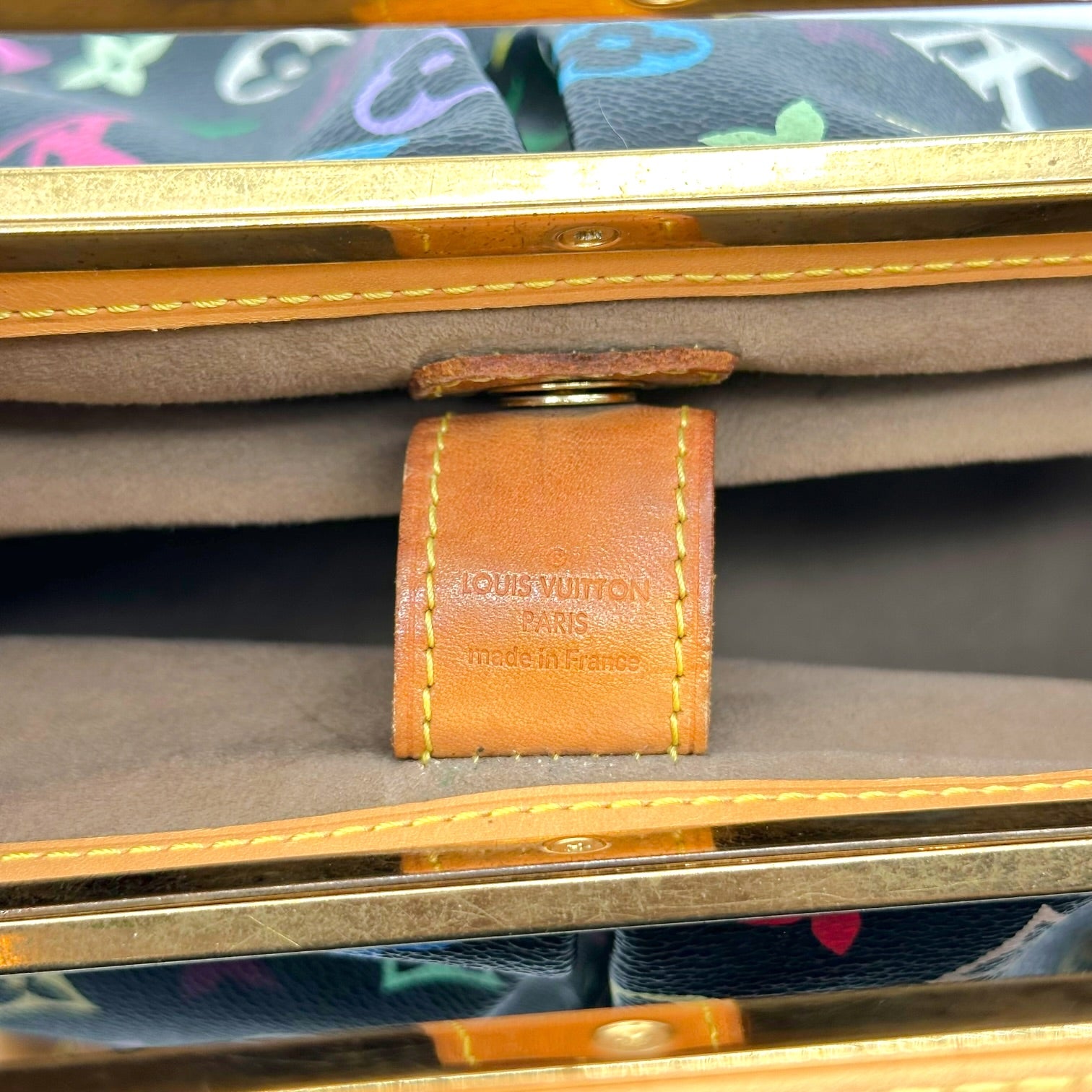 Louis Vuitton Black Multicolor Murakami Judy MM Bag