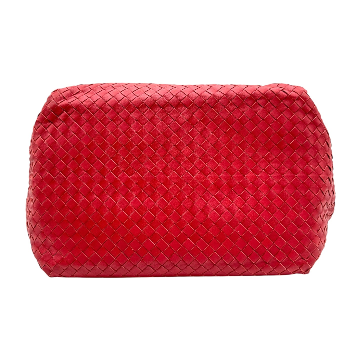 Bottega Veneta Red Intrecciato Parachute Bag
